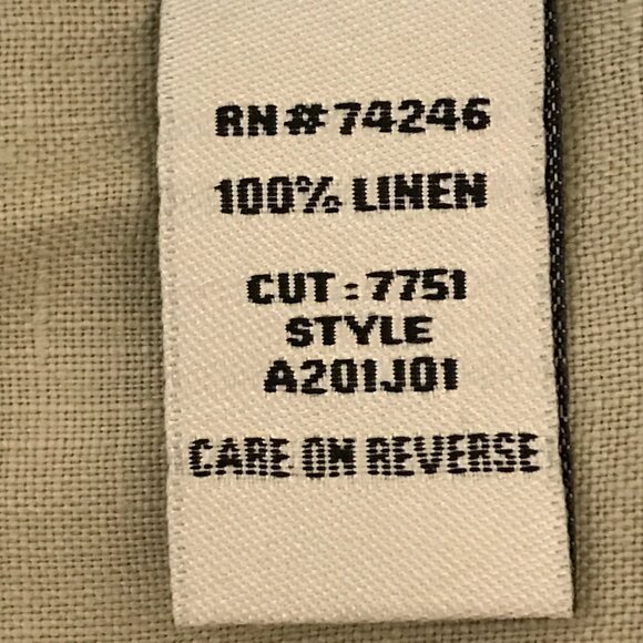 Max Studio Women's 12 Beige 100% Linen Casual Wide Leg Pants - Picture 11 of 12